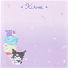  Sanrio Memo Pad Kuromi (Ice Cream Party) (60 sheets) 