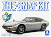  Aoshima 1/32 TOYOTA 2000GT (Sander Silver Metalic) Plastic Model (Snap Kit) 