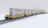  Hobby Center Kato 106-6212 Gunderson MAXI-I TTX NewLogo #759364 5 Cars Set with Yang Ming Containers (N scale) 