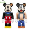  Medicom BE@RBRICK Disney MICKEY MOUSE & GOOFY (Lonesome Ghosts Ver.) 2pcs Set 