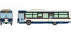 Tomytec Bus Collection Takatsuki City Transportation Department Hino Blue Ribbon II Reproduction Retro Color Bus (N scale) 