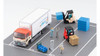  Tomytec Truck Collection Logistics Site Truck Set B K.R.S. Corporation (N scale) 