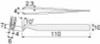 Hozan N-993 CUTTING TWEEZERS
