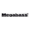  Megabass Cutting Sticker Megabass 10cm Black 