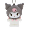  Sanrio Kuromi Flocked Mascot Holder 