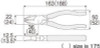 Hozan P-043-175 (P-43-175) PLIERS W/SIDE CUTTER