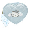 TCP Hello Kitty Angel Quilting Heart Coin Case Blue 