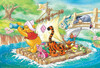  Tenyo R-1000-640 Jigsaw Puzzle Winnie the Pooh Raft Play (40 Pieces) 