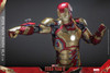  Hot Toys Movie Masterpiece Diecast - 1/6 Scale Fully Poseable Figure: Iron man 3 - Iron Man Mark 42 (2.0) 