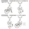  Pokemon Center Original Pokemon Accessory Necklace Ice Terastal Glaceon 
