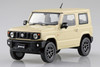  Aoshima RakuPla Snap Kit Suzuki JB64 Jimny (Chiffon Ivory Metallic) Plastic Model 