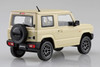  Aoshima RakuPla Snap Kit Suzuki JB64 Jimny (Chiffon Ivory Metallic) Plastic Model 