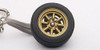  AUTOArt 8 Spoke Wheel Keychain (Gold) 