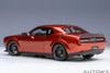  AUTOArt 1/18 Dodge Challenger R/T Scat Pack Widebody '22 (Metallic Orange) Finished Model 