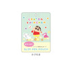  T's Factory Crayon Shin-chan W Fastener Slim Pen Pouch Chocobi Velour 