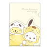  T's Factory Sanrio Die-Cut Pocket File Hugkko / Yellow 