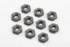  Yokomo ZC-N3P3A M3 Plain Nut (Type 3) 1.8mm Thick Blackened 10 Pieces 