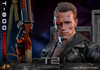  Hot Toys Movie Masterpiece Deluxe - 1/6 Scale Fully Poseable Figure: Terminator 2: Judgment Day - T-800 (Battle Damaged Version 2.0) 