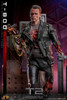  Hot Toys Movie Masterpiece Deluxe - 1/6 Scale Fully Poseable Figure: Terminator 2: Judgment Day - T-800 (Battle Damaged Version 2.0) 