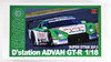 Ebbro 81008 D station ADVAN GT-R SGT500 2013 No.24 1/18 Scale