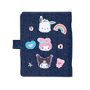  Sanrio Other Binder (Denim Patch) Characters 6-Hole A6 Notebook Size Card Storage Clear 2-Tier Pocket 