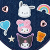  Sanrio Other Foldable Mirror (Denim Patch) Sanrio Characters Mirror 183296 