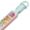Pokemon Center Original Pokemon Center Popping Up Antibacterial Slide Chopsticks & Chopstick Case Set 