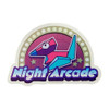 Pokemon Center Original Poster & Sticker Set Night Arcade