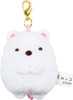  T's Factory Sumikko Gurashi Connectable Mascot Charm Keychain Shirokuma 