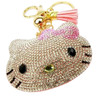 Other Sanrio Sparkling Leather Keychain Kitty PK 