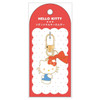  T's Factory Sanrio Ribbon Metal Keychain Kitty 