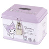  T's Factory Sanrio Keyed Tin Bank Cosmetic Kuromi 