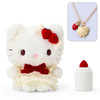 Sanrio Hello Kitty Plush Toy & Necklace (Shortcake) Accessory Case Gift 391158