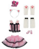 Takara Tomy Licca Doll Dress Set Animal Fever Pink Cat doll not included (816430)