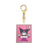  OST Sanrio C Retro Stamp Rubber Keyholder Kuromi 