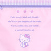  Sanrio Hello Kitty Drawstring Bag Children's Gym Clothes Bag with Name Space 534293 