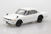  Aoshima RakuPla Snap Kit No.16-WH Nissan C10 Skyline 2000GT-R (White) Plastic Model 