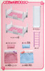 Takara Tomy Licca Doll Mikichan Makichan Bunk Beds  doll not included  (829041)