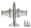  Pit-Road 1/700 US Air Force Aircraft Set 5 Metal B-57B Bomber Included Plastic Model 