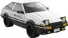 Doyusha Double Eagle - Takumi Fujiwara AE86 TRUENO Real Body Block Kit (Initial D) 