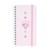  Sanrio My Melody Slim Ring Notebook with Elastic Band 430773 