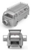  Platz 1/35 1967 One Box Car Bus Type Plastic Model 