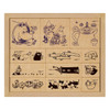 Beverly Jigsaw Puzzle Stamp Set Moomin (12 Pieces) 