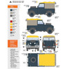  Platz 1/35 Land Rover 88 Series IIA Desert Fighter Plastic Model 