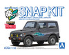 Aoshima RakuPla Snap Kit No.18-CG Suzuki JA11 Jimny (Charcoal Gray Metallic) Plastic Model
