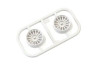 Kyosho MDH100W-N35B Multi Wheel N/Offset 3.5(White/AWD/2pcs.)