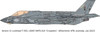  Platz 1/72 US Navy F-35C Lightning II - CATOBAR Version Fighter Aircraft Plastic Model 