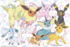 Beverly Jigsaw Puzzle Soft Color Eevee Friends (100 Pieces) 