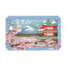 Ensky Paper Theater  Mount Fuji and cherry blossoms 