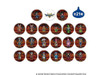  Square Enix Dragon Quest III HD-2D Remake Button Badges (BOX 21pcs) 